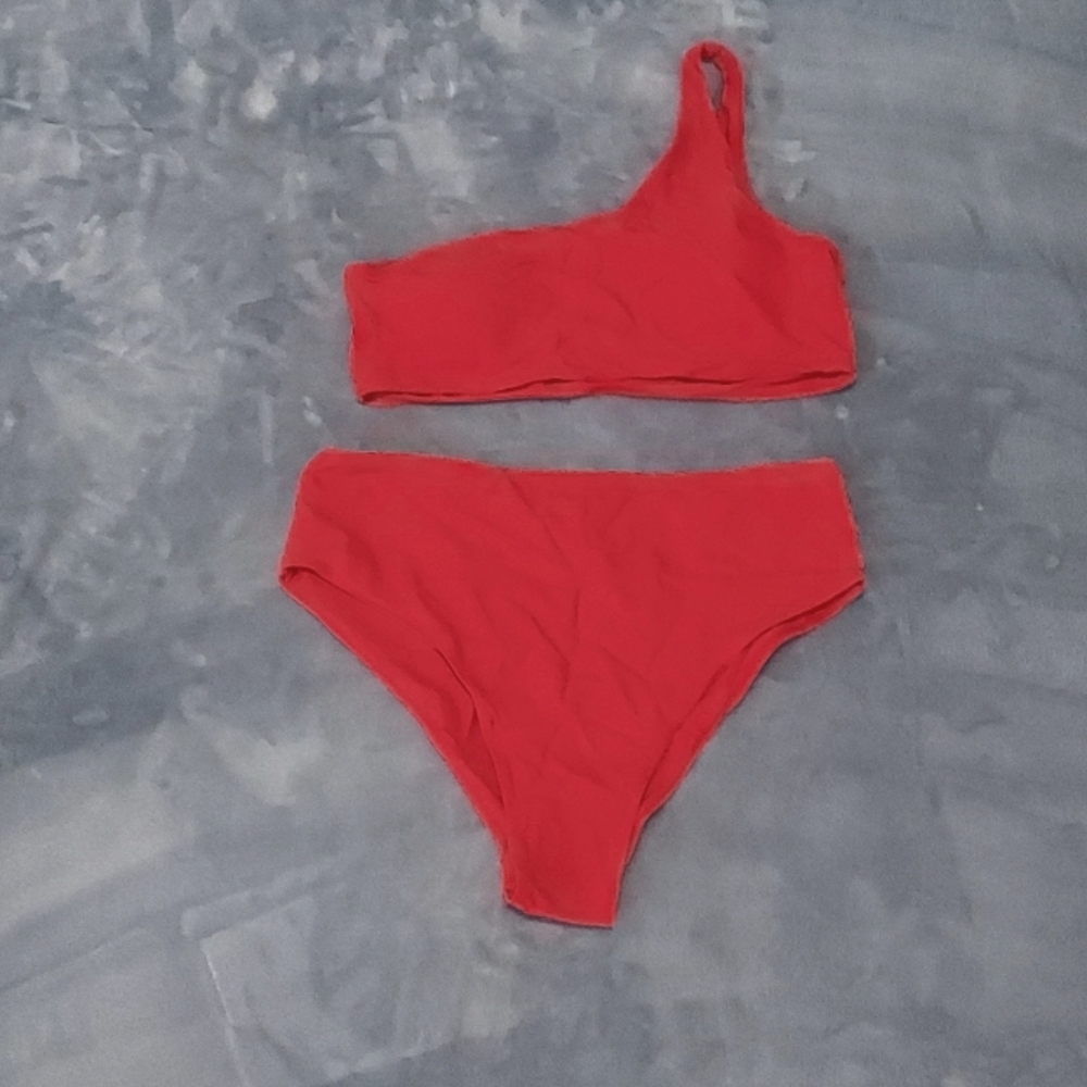 BYOAUO Women's Bikini - Two-piece Swimsuit, Red - Large NEW